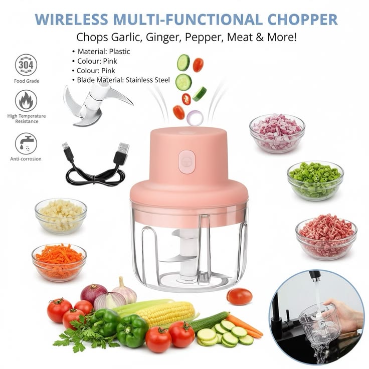 Rechargeable Mini Chopper
