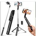 Tripod With Bluetooth Connected Selfie Stick